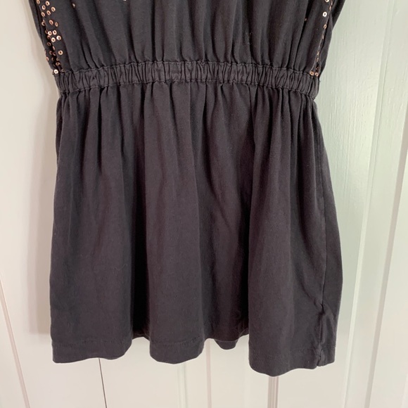 J Crew Crewcuts Black bronze sequin dress SIZE 7 - Picture 3 of 6